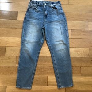 AE Curvy Fit Medium Wash Mom Jeans